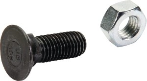 Śruba płużna 4-kątna z podsadzeniem DIN 608, M14 x 40 mm kl. 8.8 z nakrętką 1440VK