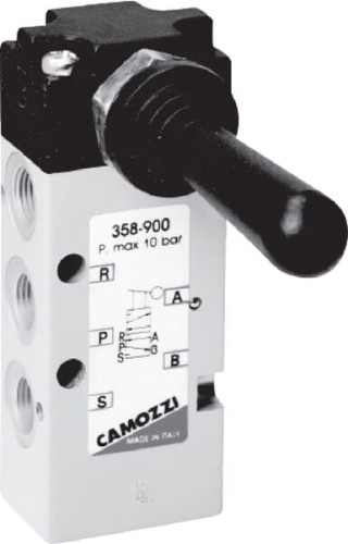 Zawór elektromagnetyczny 5/2-drożny 358900CAM - Intertraktor