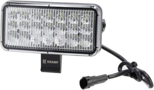 Lampa robocza LED, prostokątna 54W 4100lm 10/30V światło rozproszone 18 LED Kramp LA10420 - Intertraktor