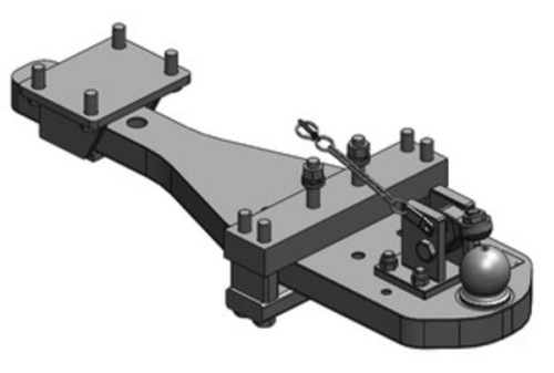 Płyta nośna zaczepu, K80 1070 mm 009603840SETA17 - Intertraktor