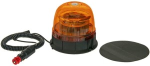 Lampa błyskowa LED, 24W 12/24V na magnes z wtyczką Kramp LA20022