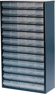 Regalik warsztatowy z 60 szufladkami 137386