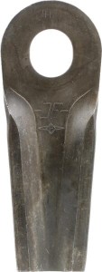 Nożyk kosiarki rotacyjnej lewy/prawy 132x50x4 mm owalny otwór 23.0x20.5 mm pasuje do Kongskilde JF/Stoll 8113800013