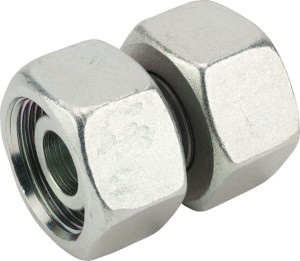 Złącze proste z nakrętkami M36x2 25S - M36x2 25S GVO25S25S