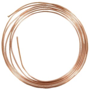 Rurka na przewody hamulcowe, 5.0 mm 5 m, miedziana RL05005