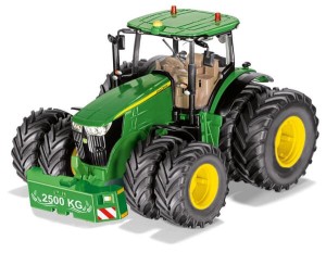 Ciągnik John Deere 7290R na kołach bliźniakach, ze sterowaniem poprzez aplikację Bluetooth S06735