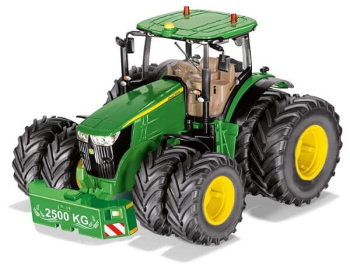 Ciągnik John Deere 7290R na kołach bliźniakach, ze sterowaniem poprzez aplikację Bluetooth S06735 - Intertraktor