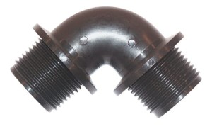 Kolanko 90° gwint zew./ gwint zew. z pierścieniami uszczelniającymi Arag, 1 1/4" 123055