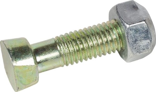 Śruba stożkowa dwustronnie ścięta M10x40 mm z nakrętką KK035028 - Intertraktor