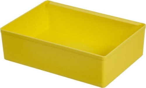 Wkład skrzynki 117x167x48 mm żółty z tworzywa, D48 2200460 - Intertraktor