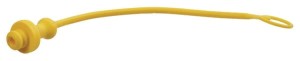 Zatyczka przeciwpyłowa PCW żółta do szybkozłącz gniazd ANV 1/4" TMA14Y