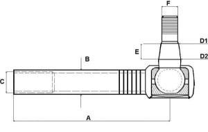 Przegub kulowy ZF 0501214796