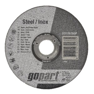 Tarcza do cięcia stal / inox gopart, płaska, 125 x 2,5 mm GD12525GP