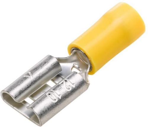 Końcówka przewodu, żółta 4.0-6.0 mm² 8KW700142003 - Intertraktor