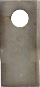 Nożyk kosiarki rotacyjnej lewy 106x49x3 mm otwór Ø 21 mm okrągły pasuje do Claas 25 szt. 0001042660KR