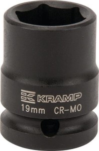 Klucz nasadowy udarowy 6-kt. 1/2", 19 mm 1803524619KR