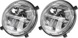 Reflektory LED, 16/21W, okrągłe, 9-36V, Ø 140 mm, światła drogowe/światła mijania, wtyczka H4, para, Kramp LA80055
