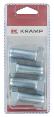Śruba cały gwint M16x1.5x40 mm kl.8.8 ocynk 4 szt. KR961161540P004 - Intertraktor