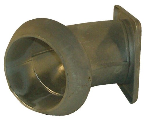 Złącze KKV z kołnierzem czworokątnym łuk 45° Perrot, 8" 8103045Z - Intertraktor