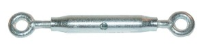 Śruba rzymska nakrętka pełna ucho-ucho ocynk, M6 147806GG