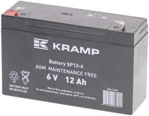 Akumulator 6V 12Ah zamknięty Kramp SBA126KR