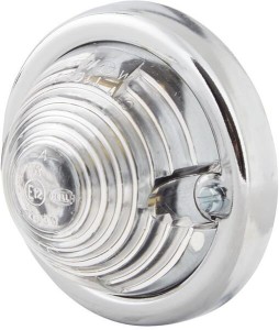 Lampa obrysowa 5W okrągła 12/24V przezroczysta przykręcana Ø 70 mm Hella 2PF997022011