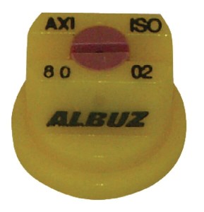 Rozpylacz płaskostrumieniowy AXI 80° 02 żółty ceramiczny Albuz AXI8002