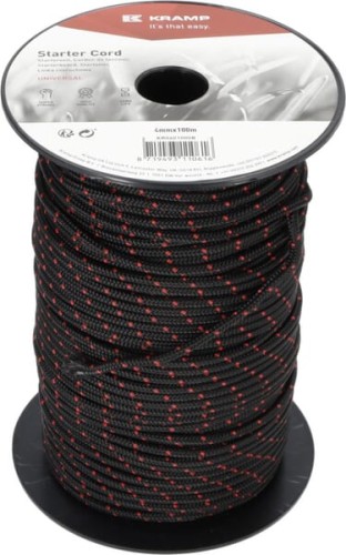 Linka rozrusznika 4.0 mm x 100 m czarna KR0401000B - Intertraktor