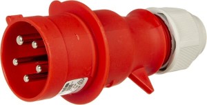 Wtyczka przenośna CEE 32A 5P 400V B021261