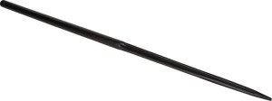 Ząb ładowacza, prosty, profil podwójne T 40x1400 mm końcówka szpiczasta z otworem Ø 12 na kołek sprężysty czarny SHW FT401400S