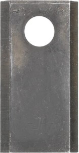 Nożyk kosiarki rotacyjnej lewy/prawy 97x50x4 mm otwór Ø 19 mm okrągły pasuje do Kongskilde JF/Stoll 8113800025
