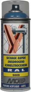 Lakier akrylowy w sprayu, RAL 5009 niebieski 400 ml 07135