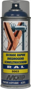 Lakier akrylowy w sprayu, RAL 5003 szafirowy szary 400 ml 07001