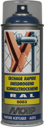 Lakier akrylowy w sprayu, RAL 5003 szafirowy szary 400 ml 07001 - Intertraktor