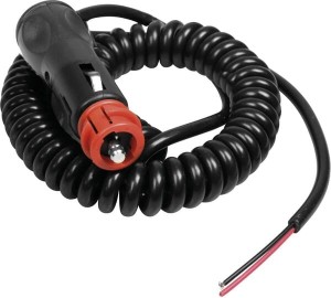Wtyczka zapalniczki 2-pin z przewodem spiralnym 483371