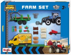 Zestaw miniatur maszyn rolniczych New Holland (12 szt.) MA12564N
