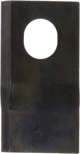 Nożyk kosiarki rotacyjnej prawy 92x48x4 mm owalny otwór 24.0x20.0 mm pasuje do Kongskilde JF/Stoll 25 szt. 13800022KR - Intertraktor
