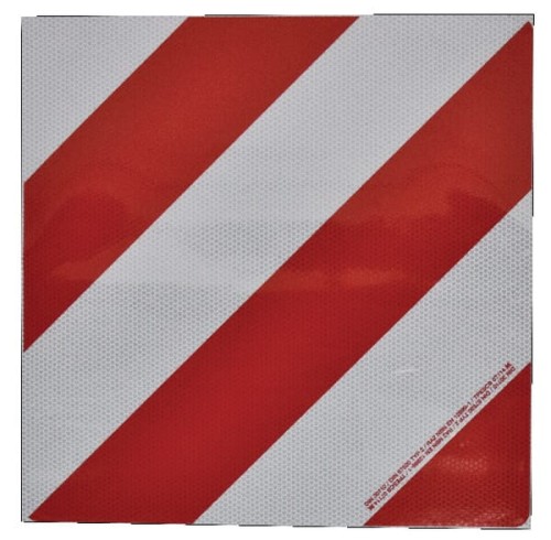 +B Folia naklejana do tablic ostrzegawczych, 423 x 423 mm, lewa WB50087KL2 - Intertraktor