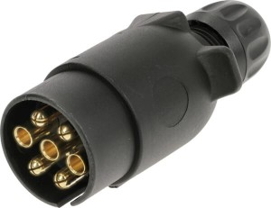 Wtyczka 7-biegunowa 12V z tworzywa ISO1724 201212JAE