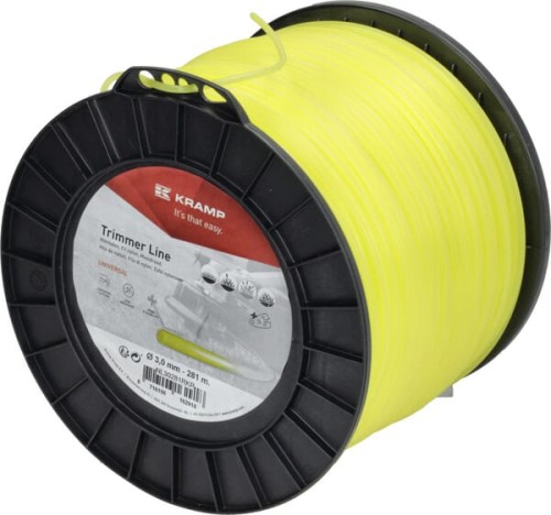 Żyłka tnąca Ø 3mm 281m okrągła żółta Kramp NL30281RKR - Intertraktor