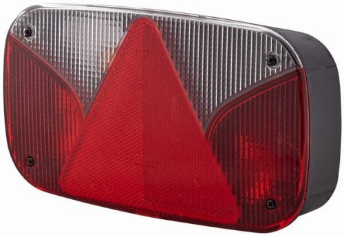 Lampa tylna zespolona 247x138mm, lewa 12V 2VA998232251 - Intertraktor