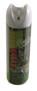 Spray znakujący do prac leśnych Fluo Marker Soppec, biały PA131300