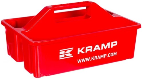 Skrzynka narzędziowa 255x380x115 mm z tworzywa czerwona Kramp KRA00900018006 - Intertraktor