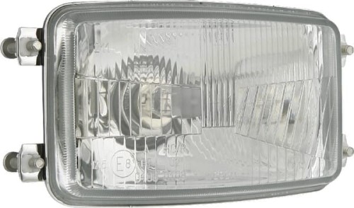 Reflektor przedni halogenowy, prostokątny 12/24V H4, T4W 156x93 mm Kramp LA80160 - Intertraktor