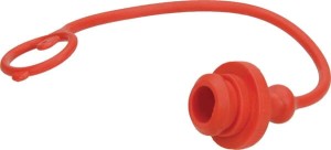Zatyczka przeciwpyłowa PCW czerwona do szybkozłącz gniazd NV 1/2" TM12LR