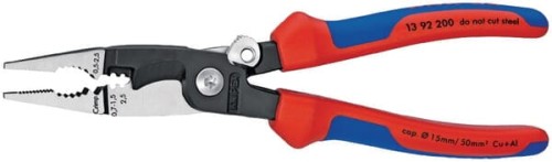 Szczypce uniwersalne Knipex, 200 mm TA1392200 - Intertraktor