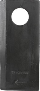 Nożyk kosiarki rotacyjnej prawy 112x49x4 mm otwór Ø 21 mm okrągły pasuje do Pöttinger 25 szt. 434970KR