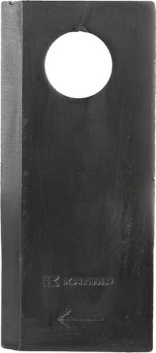 Nożyk kosiarki rotacyjnej prawy 112x49x4 mm otwór Ø 21 mm okrągły pasuje do Pöttinger 25 szt. 434970KR - Intertraktor