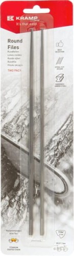 Pilnik okrągły na kartonowym podkładzie, 2 sztuki 11/64" 4.5mm 11642FKR - Intertraktor