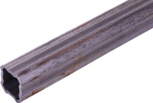 Rura profilowana wewnętrzna czterokątna S2 Ø wew. 33.6 Ø zew. 39.6x3 mm L=1 m Bondioli&Pavesi 122191000